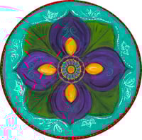 Image 2 of "Spiritual awakening"- Purple Lotus Bud Archival Paper Print (unframed)