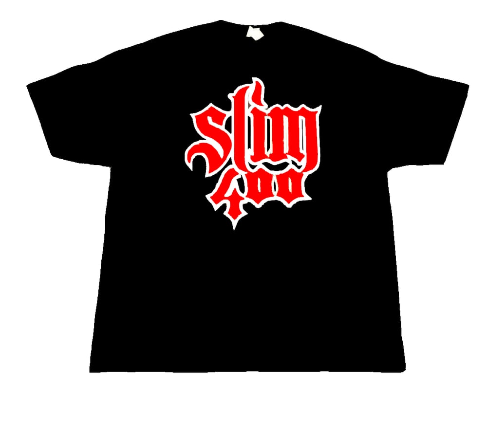 Image of slim 400 tee (black)