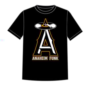 Image of ANAHEIM FUNK BLACK T-SHIRT