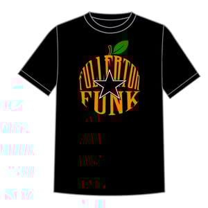 Image of FULLERTON FUNK BLACK T-SHIRT