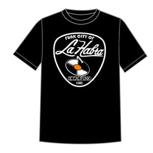 Image of LA HABRA FUNK BLACK T-SHIRT