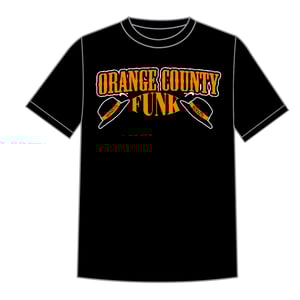 Image of ORANGE COUNTY FUNK BLACK T-SHIRT