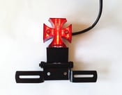 Image of Cafe Racer Taillight With Bracket - Cross