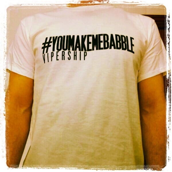 Image of #YOUMAKEMEBABBLE T-SHIRT