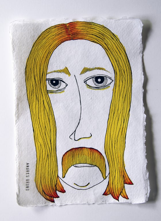 Image of Moustache Man Illustration