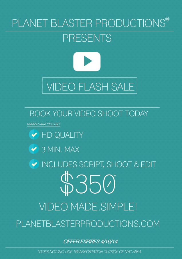Image of VIDEO FLASH SALE
