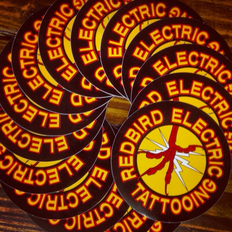 Image of Redbird Electric Sticker
