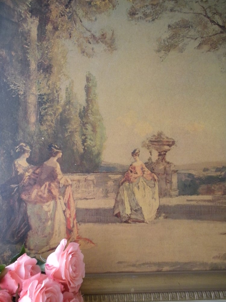 Image of Vintage French Print