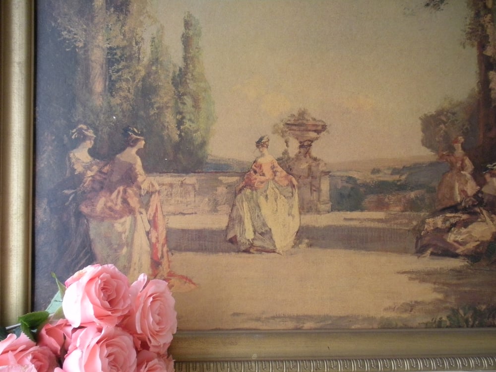 Image of Vintage French Print