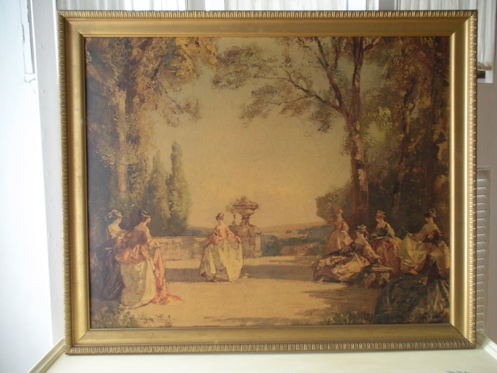 Image of Vintage French Print