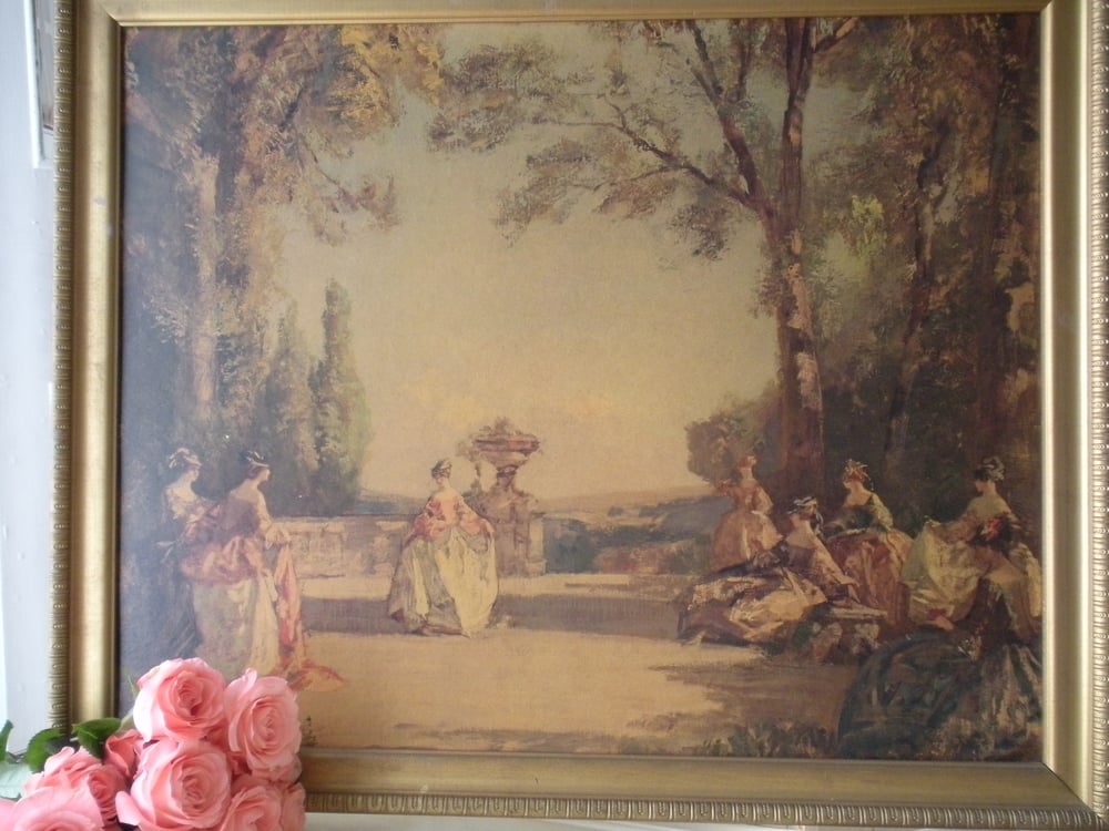 Image of Vintage French Print
