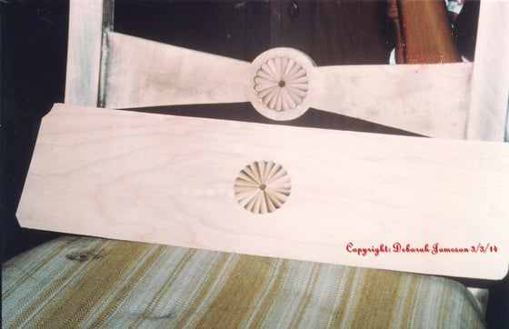 Image of Item No. 412. Chair Backs - Oval Ended Fan.