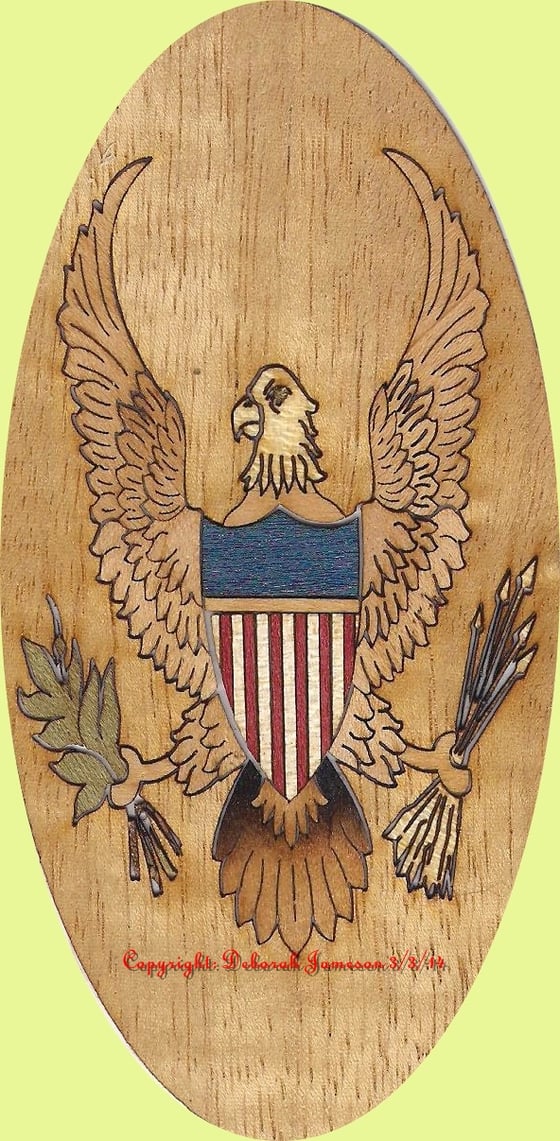 Image of Item No. 93 Upright Eagle.