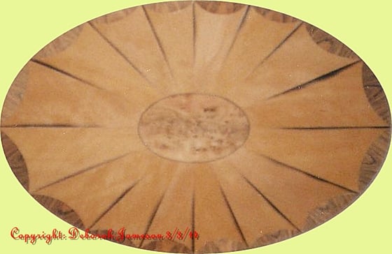 Image of Item No. 401. Oval Fan With Centre.