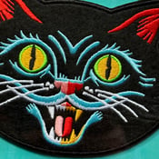 Image of Black Cat patch de little friends of printmaking