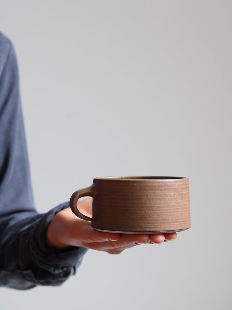 Image of new mug in textured tamba