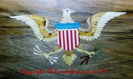 Image of Item No. 158a. Eagle into Background.