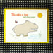 Image of HIPPO THANK YOU CARD
