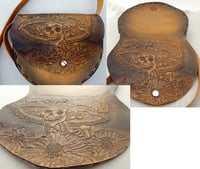 Image 1 of Custom Hand Tooled Saddle Style Purse