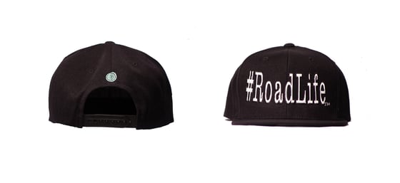 Image of #RoadLife (Hat White/Black)