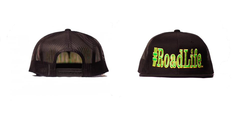 Image of #RoadLife (Hat Gold/Lime Green/Black)