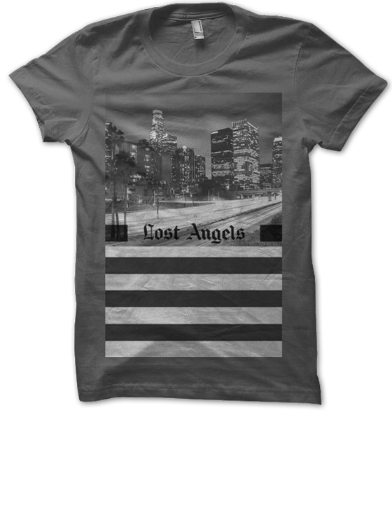 Image of "Lost Angels" Tee - Gray