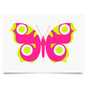 Image of Peacock Fluorescent 2 print