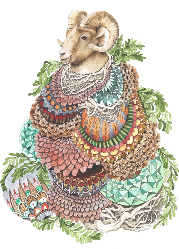 Image of Quilted Forest: Ram