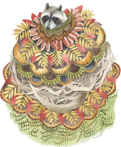 Image of Quilted Forest: Raccoon