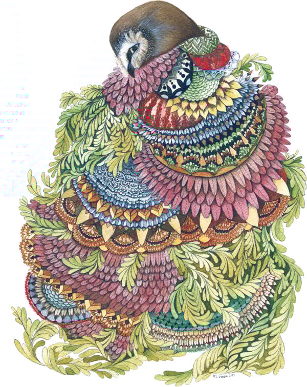 Image of Quilted Forest: Owl