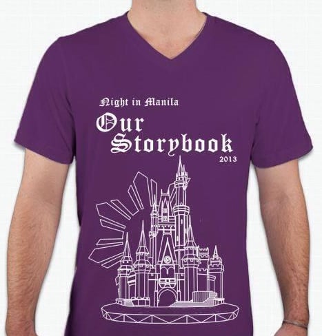 Image of Night in Manila 2013 Shirts: "Our Storybook"