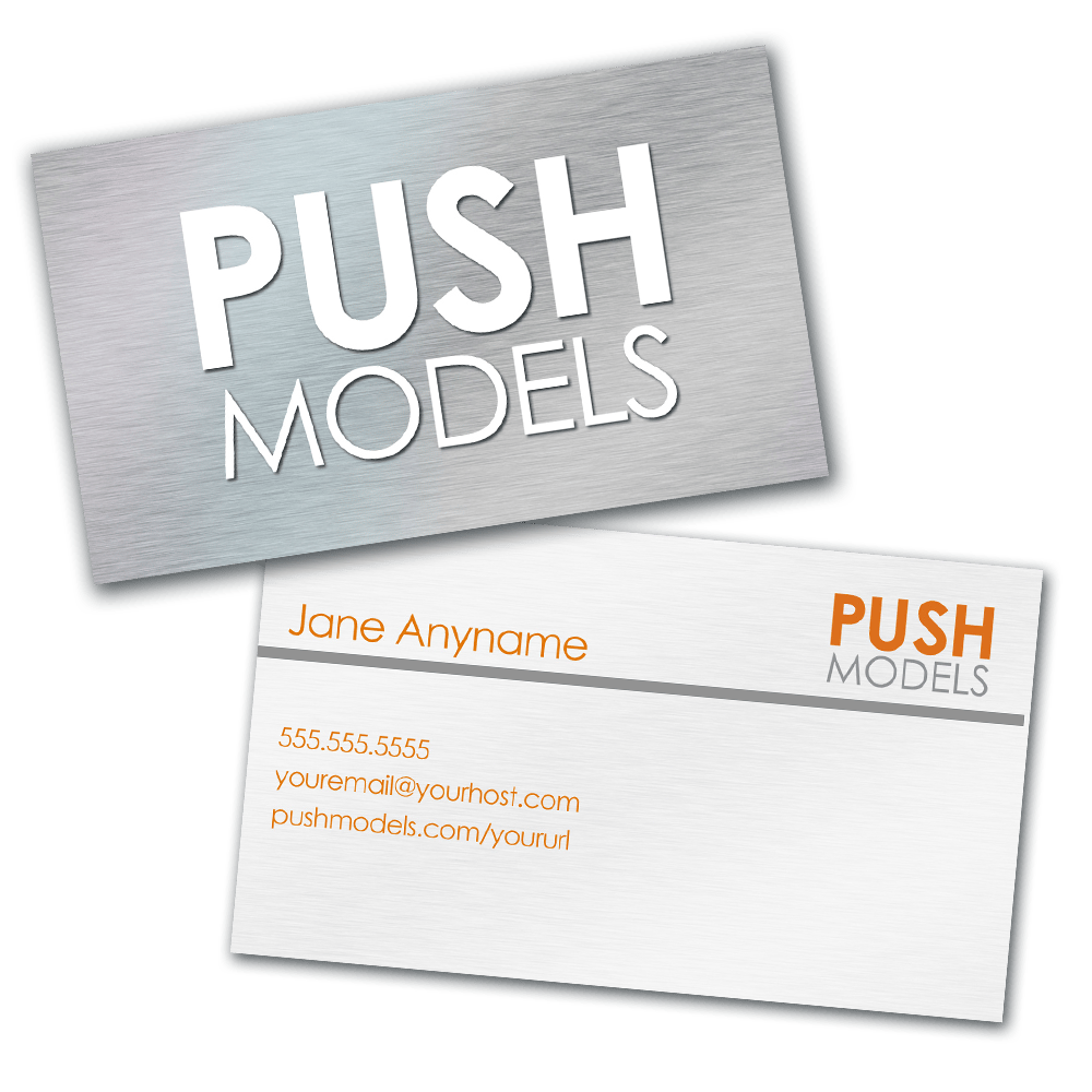 Image of Personalized PUSH Models Business Card