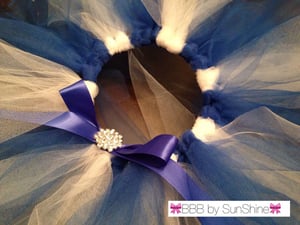 Image of Blue + White Tutu