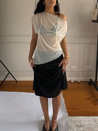 Image 4 of ISLA RAW EDGE TOP - LEMON