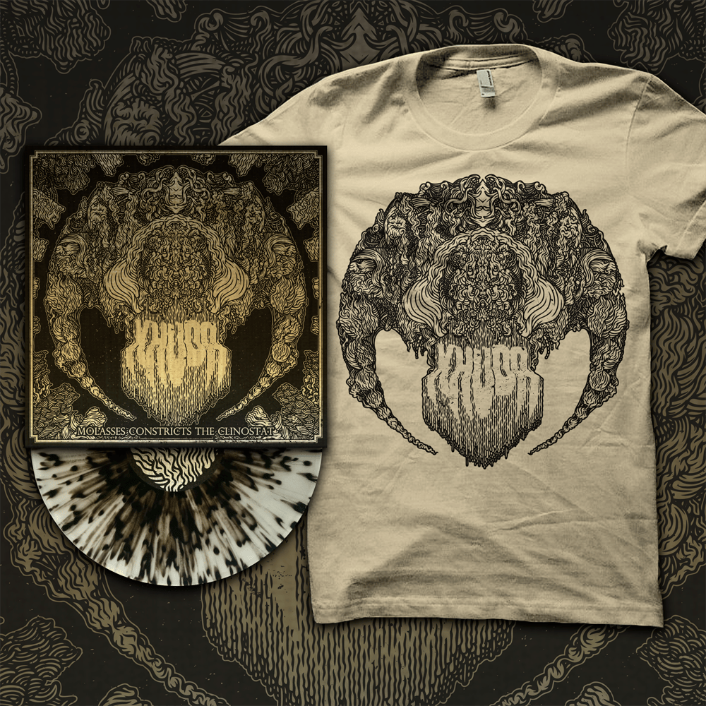 Image of BUNDLE (LIMITED STOCK) "Molasses Constricts the Clinostat" 12" + Limited Edition T Shirt.