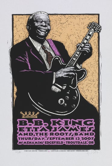 Image of B.B. King • '07 Screen Print