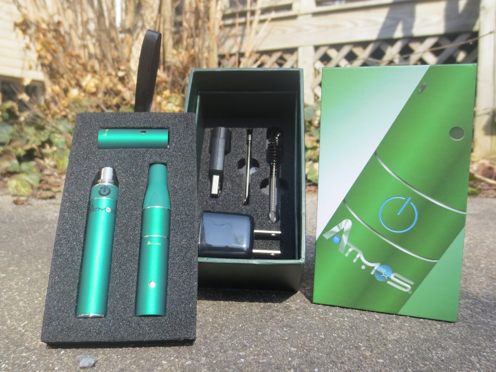 Image of Atmos Raw Dry Herb Kit ~ Limited Edition Green ~