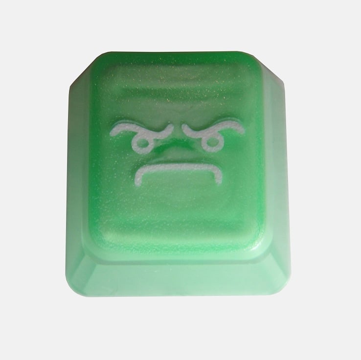 Image of Translucent Light Green LOF(Look of Fury) Keycap