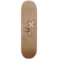 Beejoir - Broken Gold Cross Skate deck 