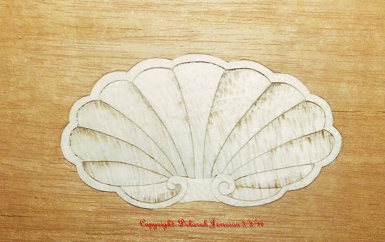 Image of Item No. 220 W. Oyster Shell Design.