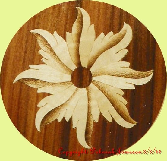 Item No. 397. Fan Feather Design. / The Marquetry Inlay Company Limited