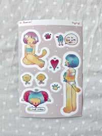 Image 1 of so lovesick! - sticker sheet 