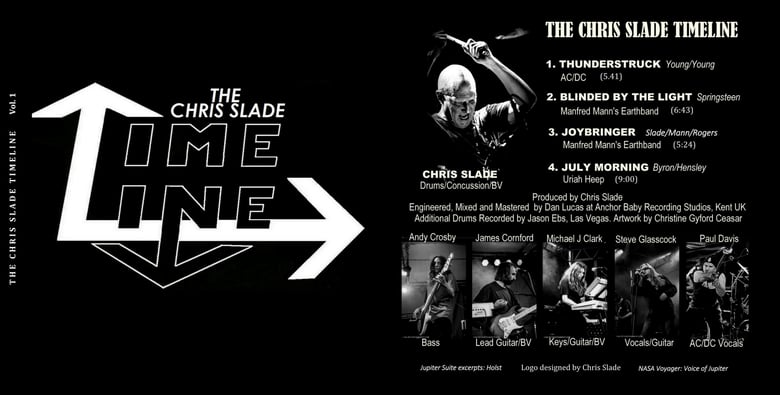 Image of THE CHRIS SLADE TIMELINE EP CD - Autographed by Chris Slade  