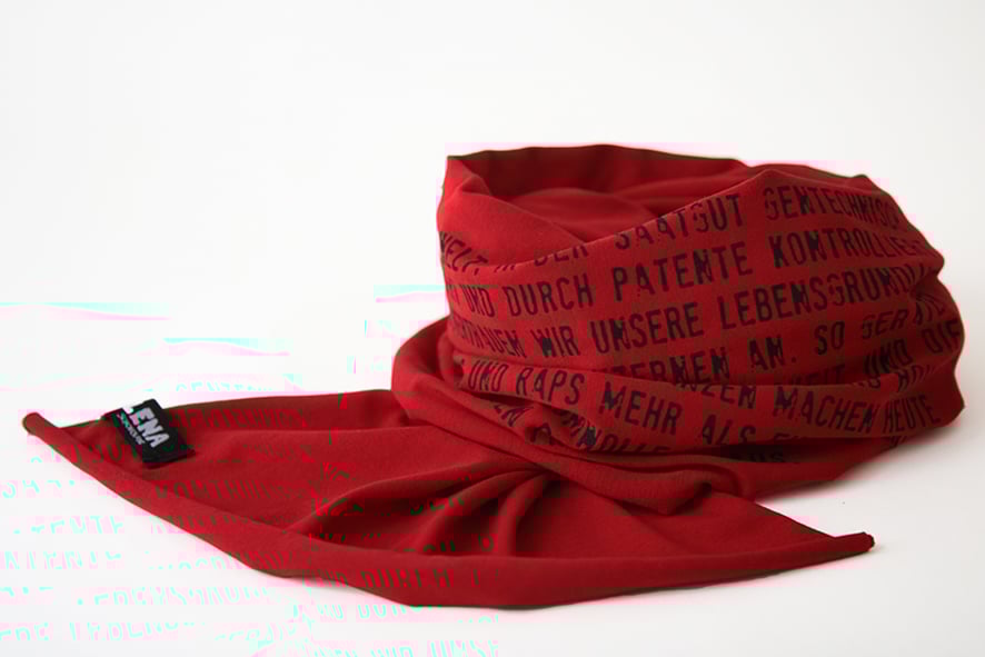 Image of Jersey Schal tiefrot