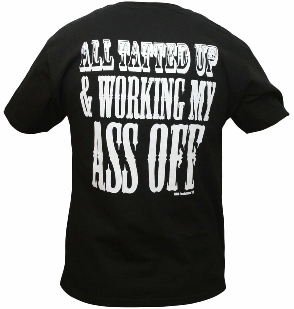 Image of Ass Off Mens Tee Black