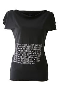 Image of Frauen T-Shirt schwarz