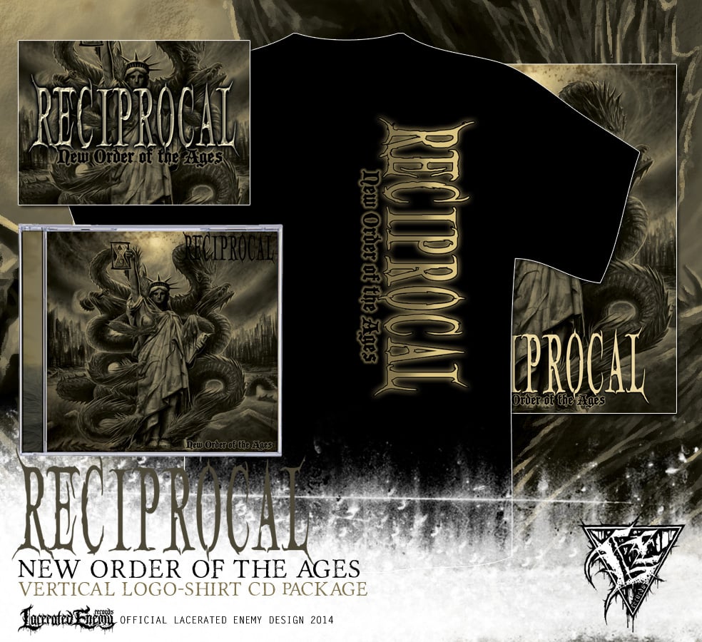 RECIPROCAL - vertical logo shirt CD / DIGIPACK bundle