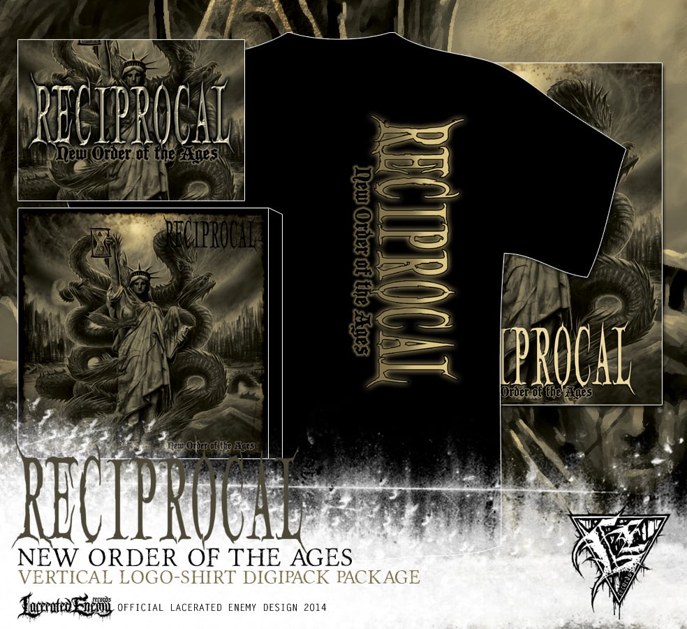 RECIPROCAL - vertical logo shirt CD / DIGIPACK bundle