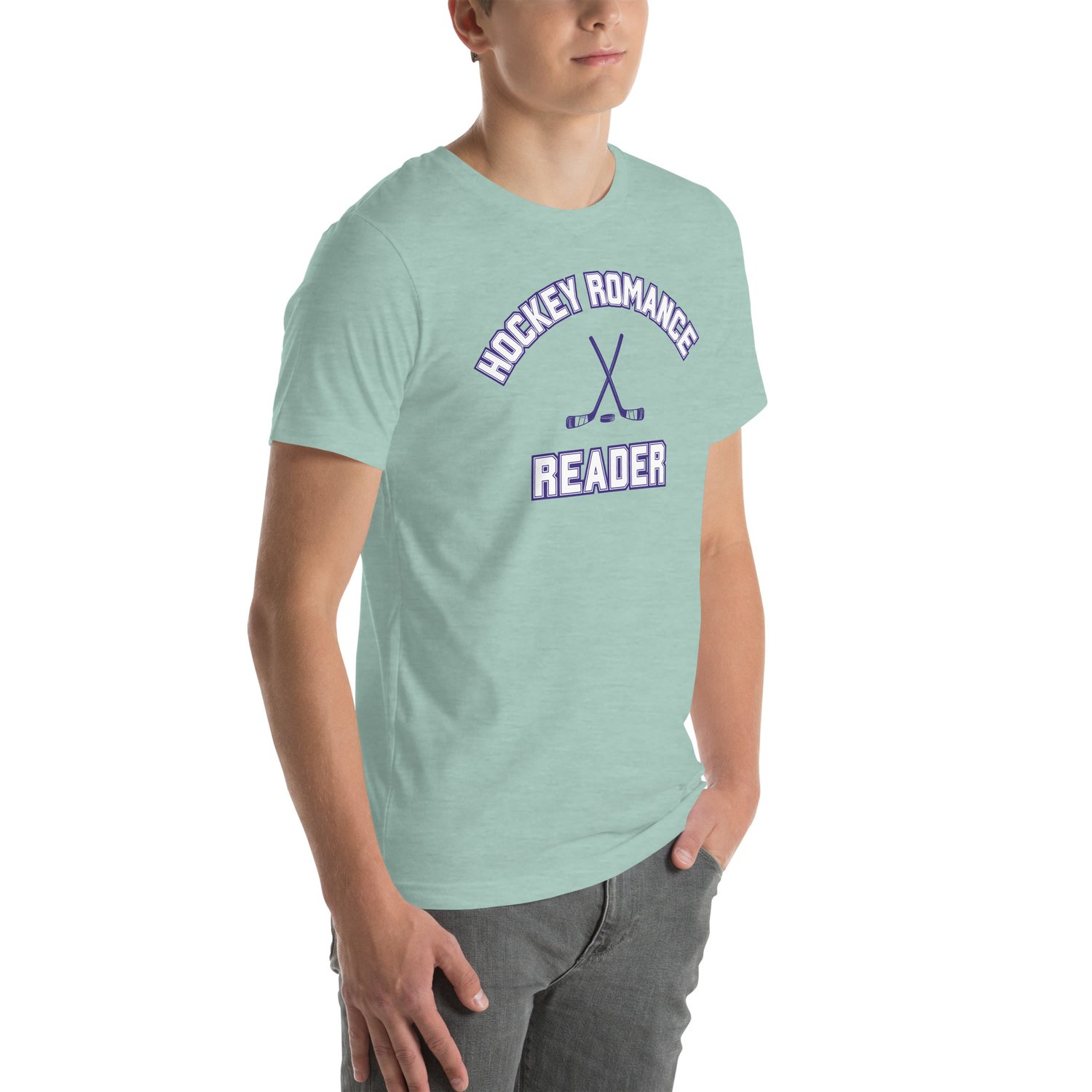 Image of Hockey romance reader Unisex t-shirt