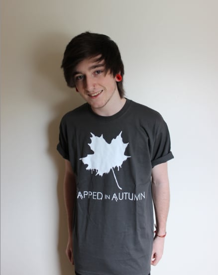 Image of Leaf tee (grey)